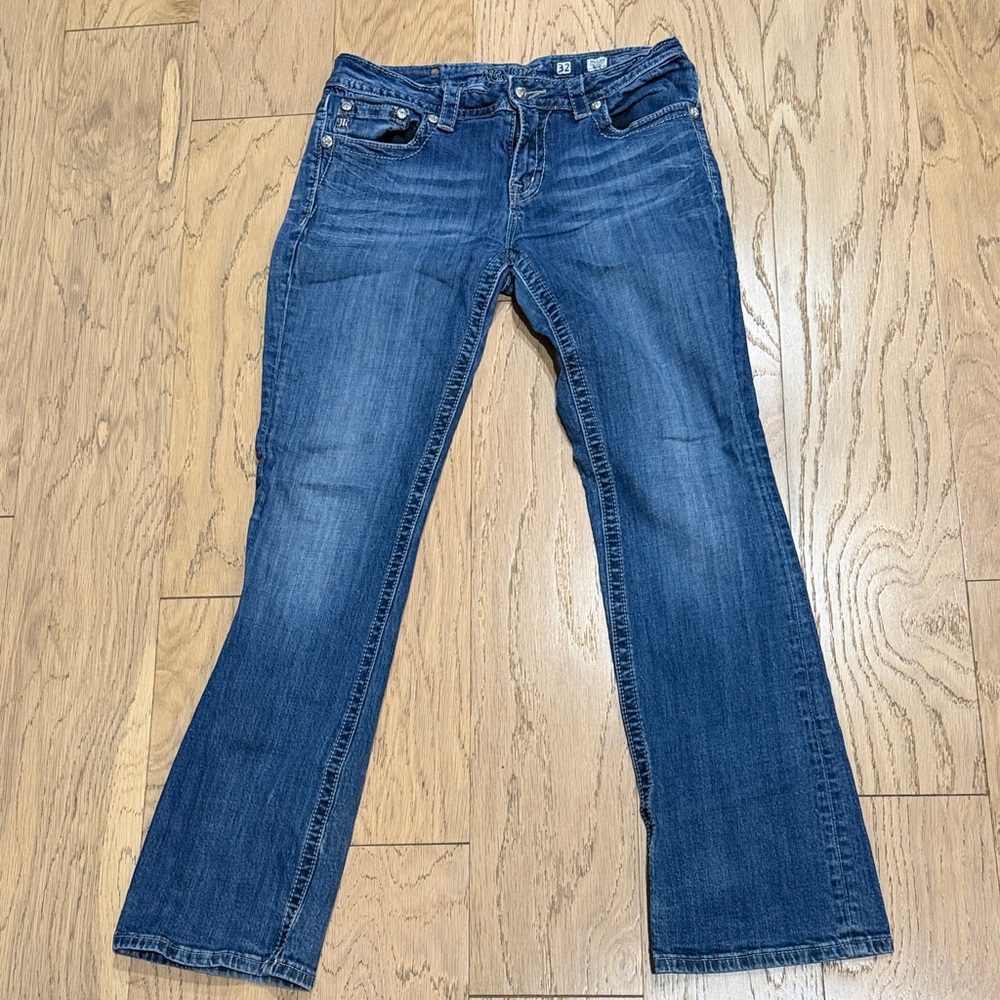 Miss Me Dark Blue Boot Cut Jeans